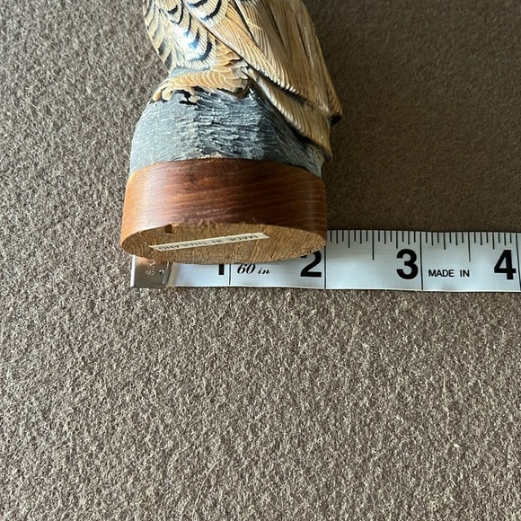 Owl Hand-carved From Buffalo Horn- Made in Thailand- Vintage - Picture 5 of 5